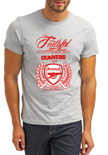 Mott2 Unisex Cotton Arsenal Football Club - Gunners/ Gooners Fans Poster Printed  Round Neck Jersey T-Shirts