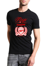 Mott2 Unisex Cotton Arsenal Football Club - Gunners/ Gooners Fans Poster Printed  Round Neck Jersey T-Shirts