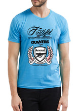 Mott2 Unisex Cotton Arsenal Football Club - Gunners/ Gooners Fans Poster Printed  Round Neck Jersey T-Shirts