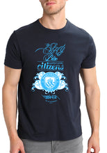 Mott2 Unisex Cotton Manchester City Football Club - Sky Blue Citizens Fans Poster Printed  Round Neck Jersey T-Shirts