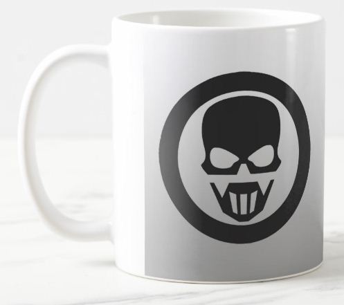 Mott2 - Tom Clancy's Ghost Recon Wildlands - Skull Logo 4 - Printed Ceramic Coffee Mug for Gifting to Xbox/PS4 Video Game Fans/Freaks - MUGTOMCLANCY01