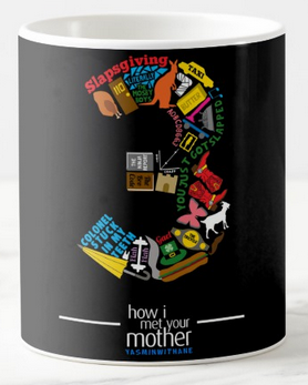 How I Met Your Mother (HIMYM) - Iconic TV Series/ Show Theme - Limited Edition Printed Ceramic Coffee Mug (MUGHIMYM08)