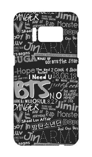 Mott2 Back Case/Cover for Samsung Galaxy S8 PLUS - Printed Designer Hard Plastic Case/Cover -  BTS  theme